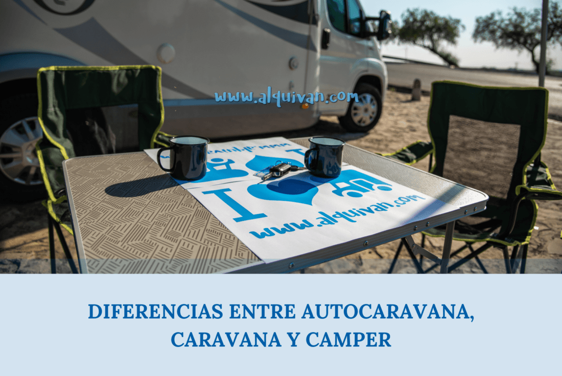 Diferencias entre autocaravana, caravana y camper